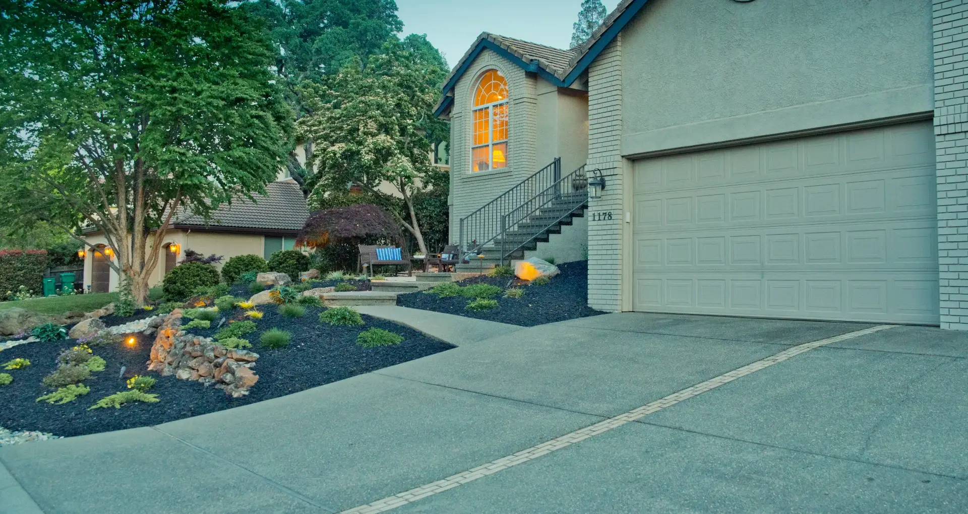 Concrete driveway installation enhancing curb appeal and property value in Loomis, CA.